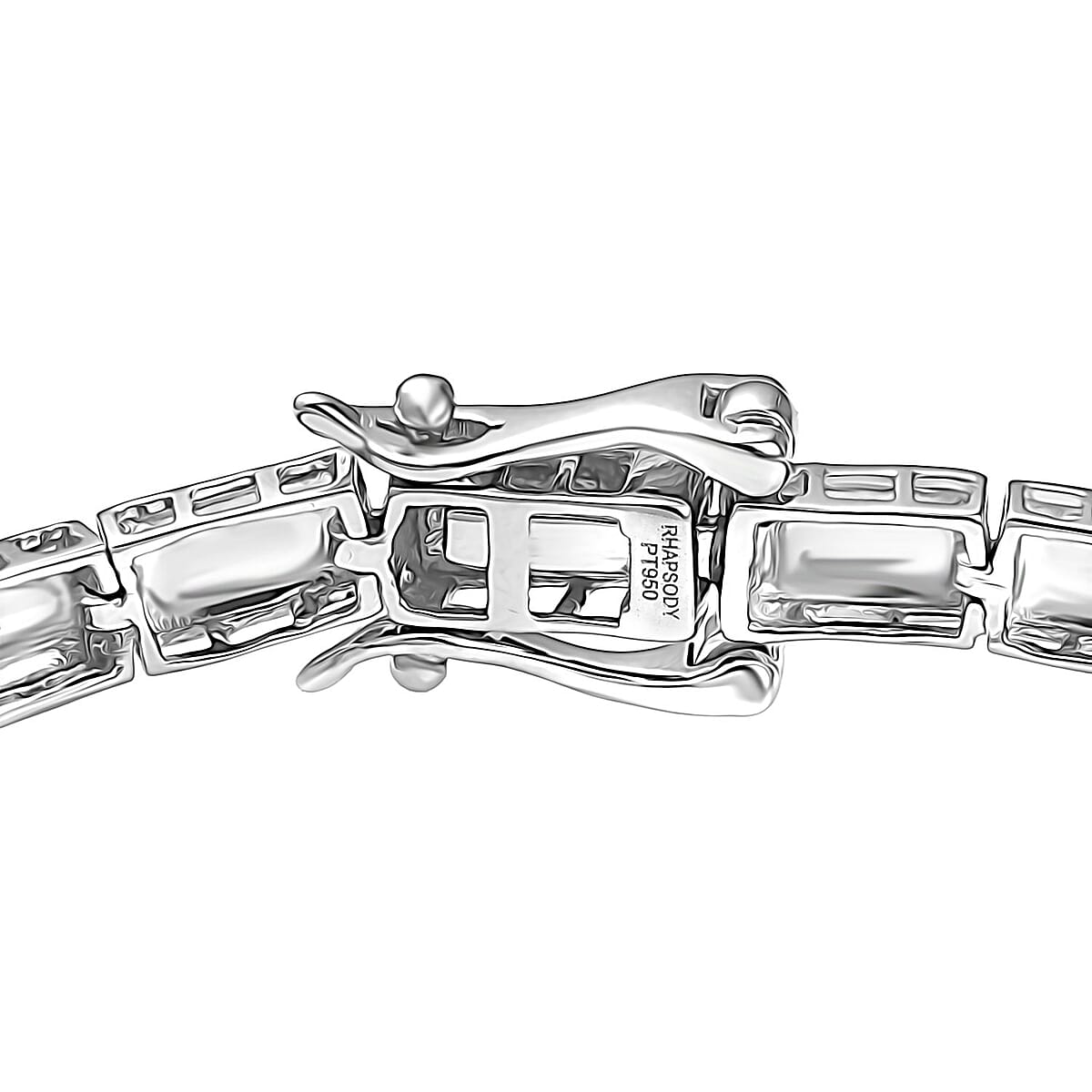 Rhapsody Bar Linking Bracelet in 950 Platinum (7.25 In) 9.30 Grams image number 3