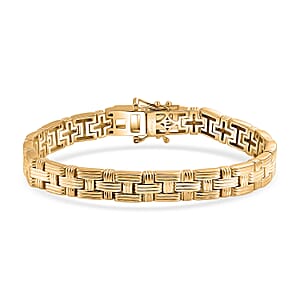 EverTrue Bronzella Collection Bracelet in 18K Yellow Gold Plated Bronze (7.25 In)