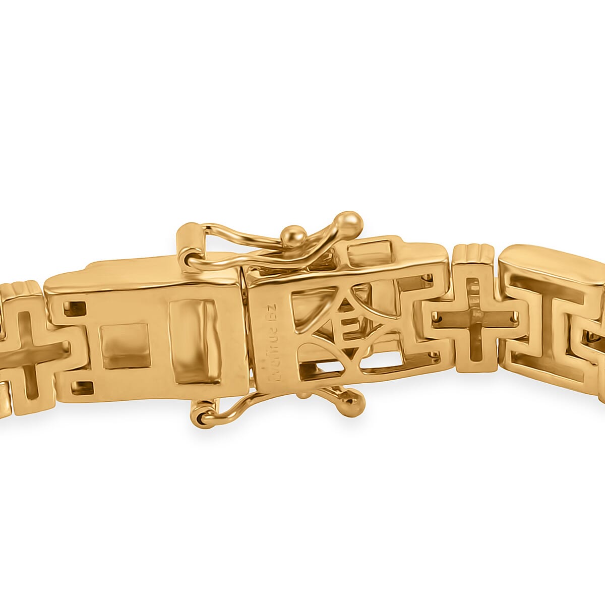 EverTrue Bronzella Collection Bracelet in 18K Yellow Gold Plated Bronze (8.00 In) image number 3