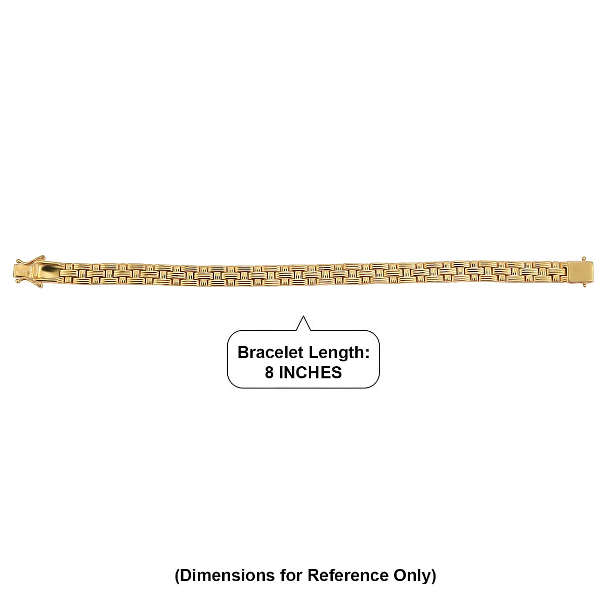 EverTrue Bronzella Collection Bracelet in 18K Yellow Gold Plated Bronze (8.00 In) image number 4