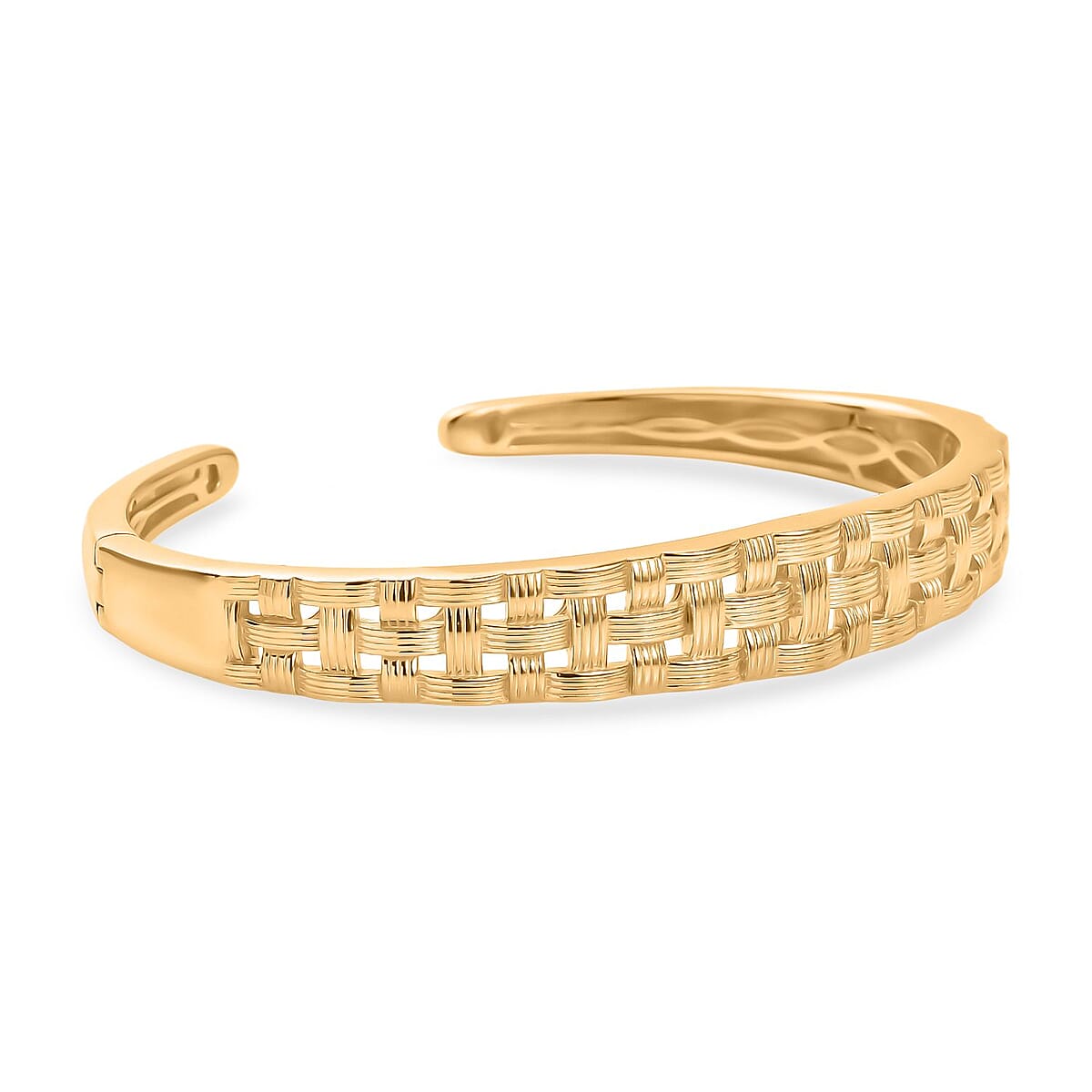 EverTrue Bronzella Collection Cuff Bracelet in 18K YG Plated Bronze (7.25 In) image number 3