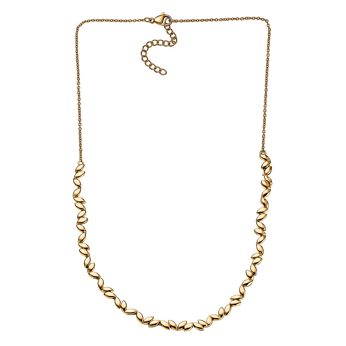 EverTrue Bronzella Collection Line Necklace in 18K YG Plated Bronze 18-20 Inches  image number 3