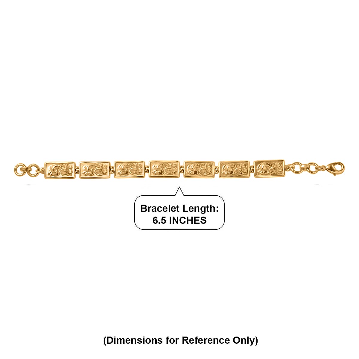 EverTrue Bronzella Collection Bracelet in 18K YG Plated Bronze (6.50 In) image number 4