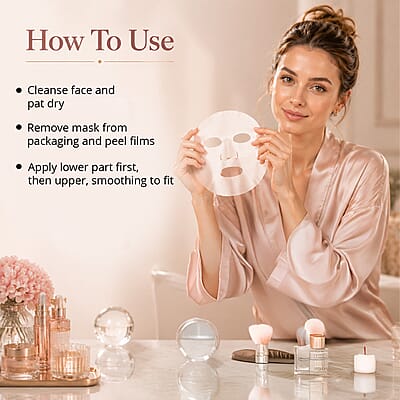 Marigold and Lotus Bio-Collagen Real Deep Mask 34g x 4 Sheets