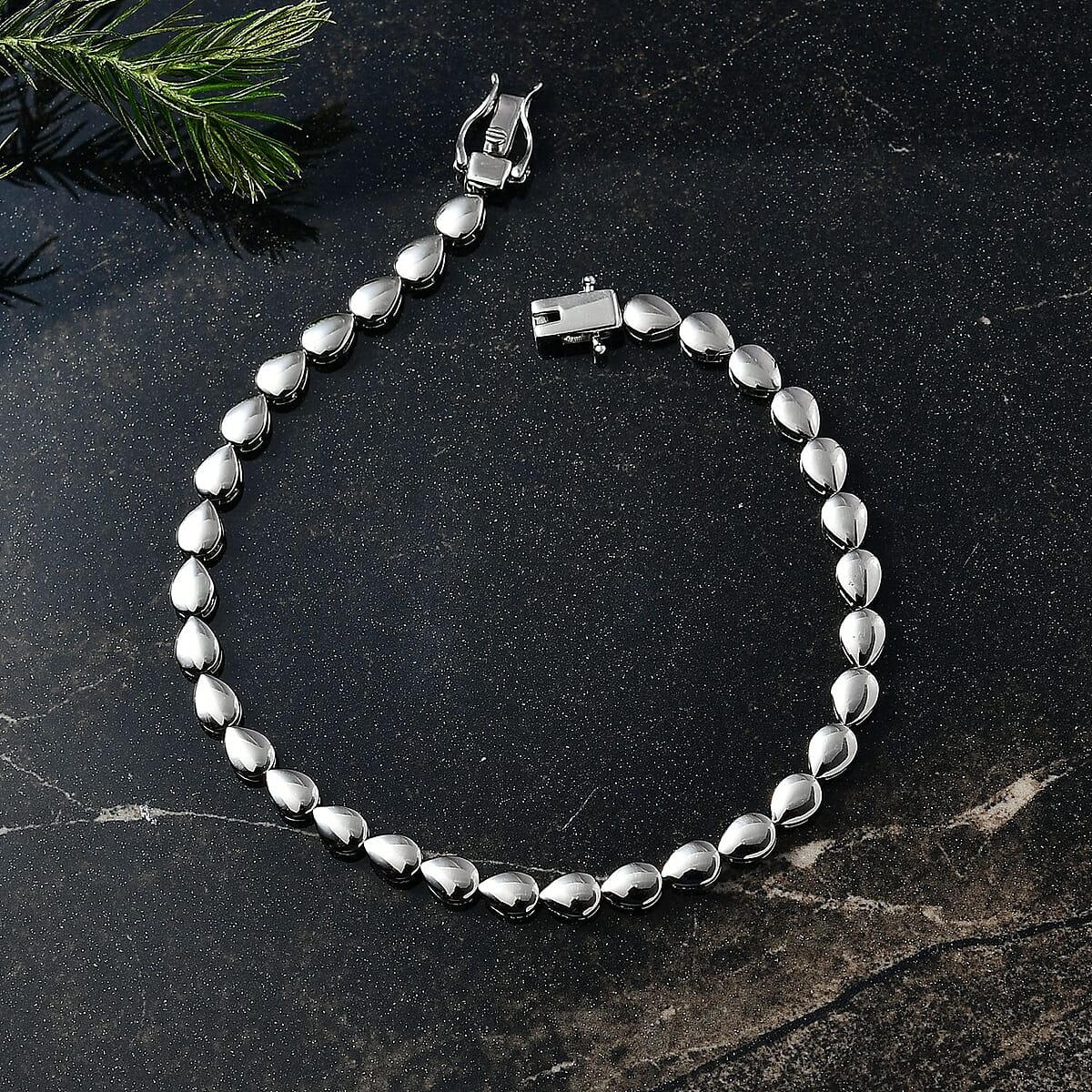 Rhapsody Pear Link Bracelet in 950 Platinum (7.25 In) 11.60 Grams image number 1
