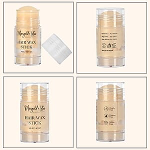 Marigold & Lotus Sleek Hair Styling Duo Hair Wax and Anti Frizz Stick 