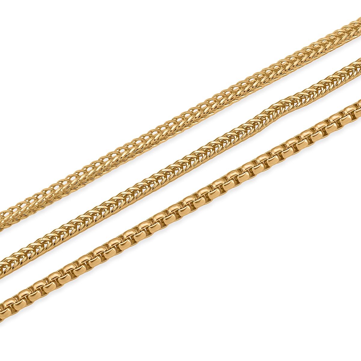 Link Chain Necklace in Goldtone 20-22 Inches image number 2