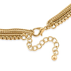 Link Chain Necklace in Goldtone 20-22 Inches