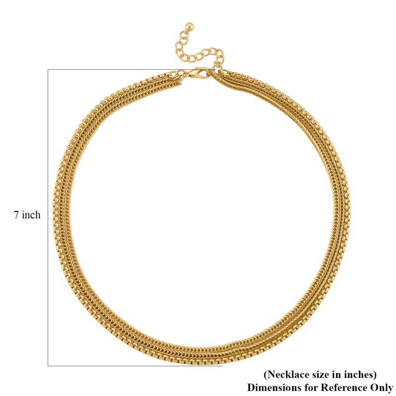 Link Chain Necklace in Goldtone 20-22 Inches