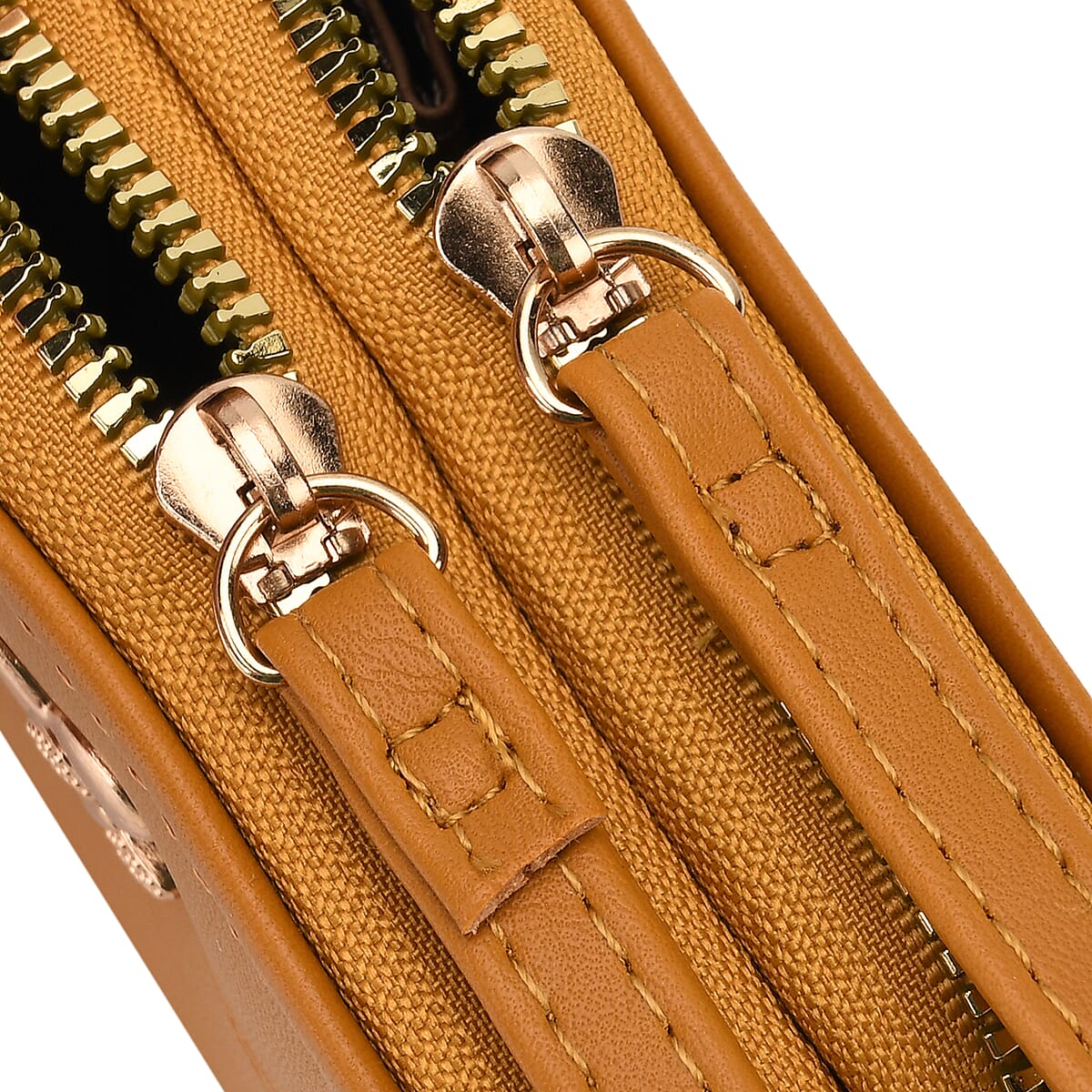 Tamsy Tan Faux Leather Short Wallet and Long Wallet image number 6