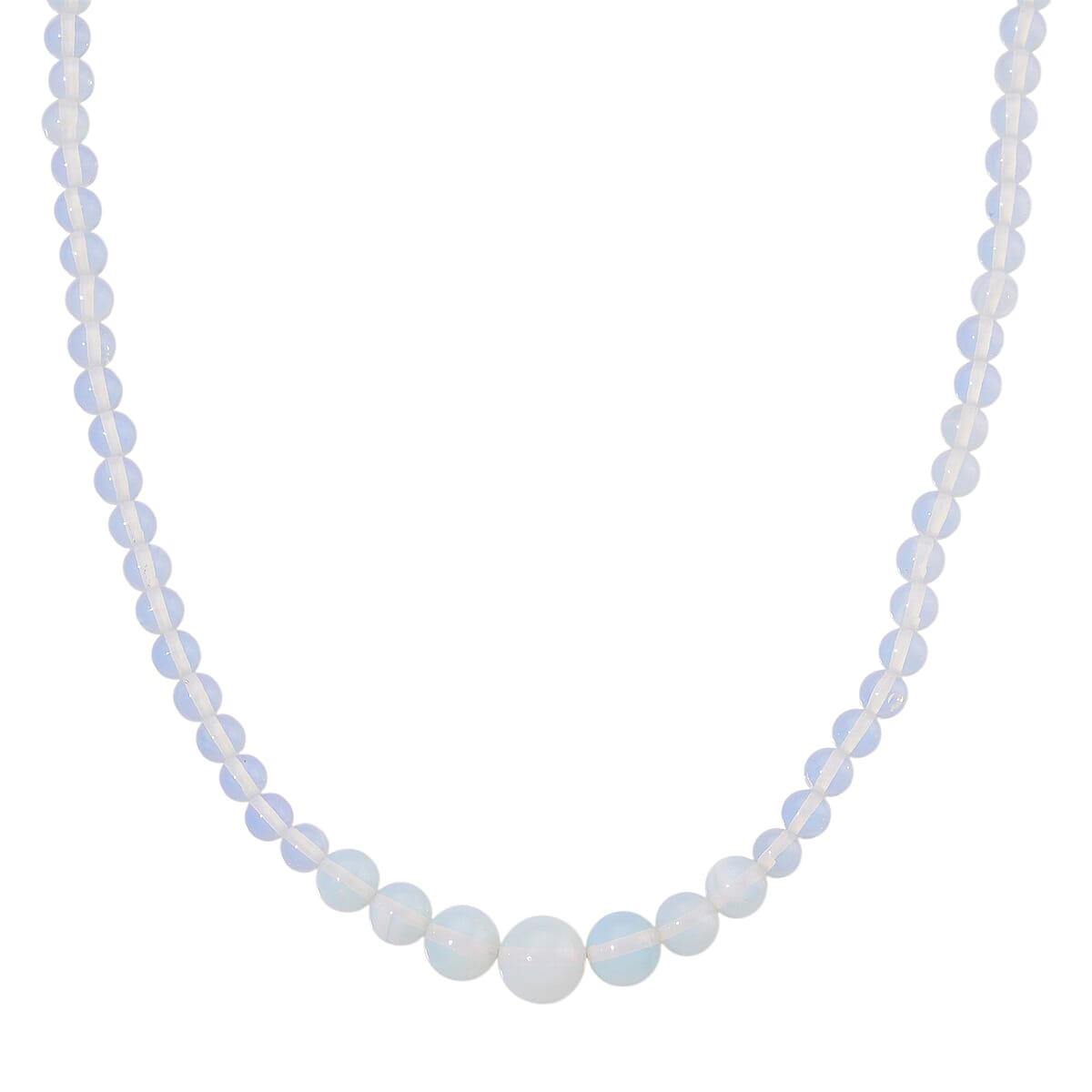 Opalite 200.00 ctw Beaded Graduation Necklace 18-20 Inches in ION Plated YG Stainless Steel image number 0