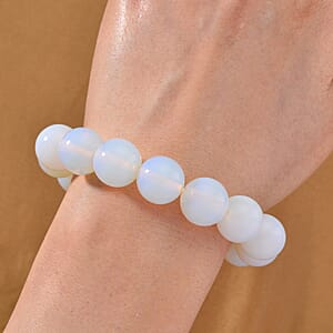 Opalite 250.00 ctw Beaded Stretch Bracelet