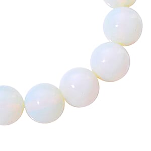 Opalite 250.00 ctw Beaded Stretch Bracelet