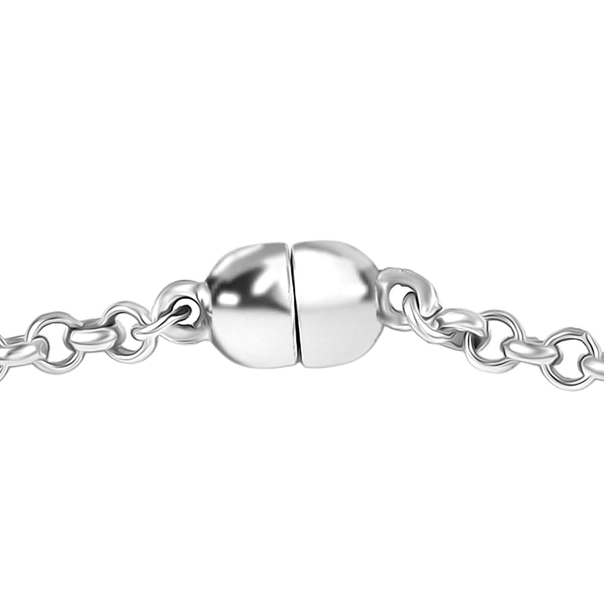 D'Joy Madagascar Green Apatite 11.40 ctw Twilight Petals Bracelet in Rhodium Over Sterling Silver (7.25 In) image number 3