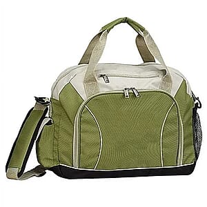 Closeout Travelwell Olive Recycled PET Brief Bag - Black