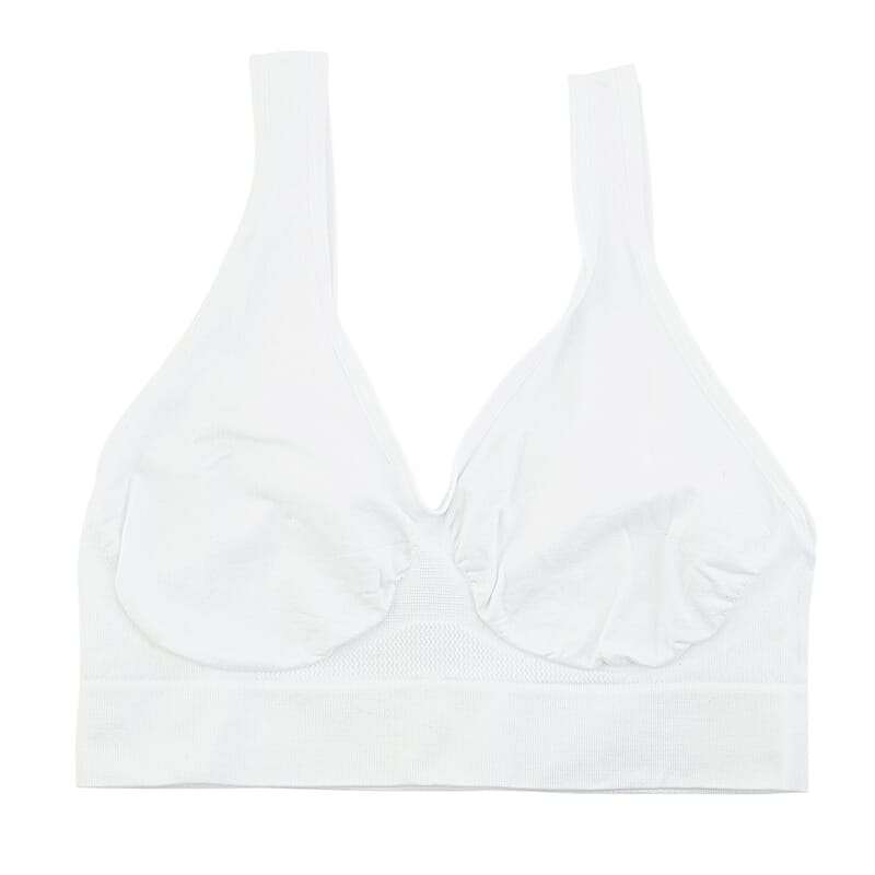 HANES White Seamless Softcup Bra - 2XL