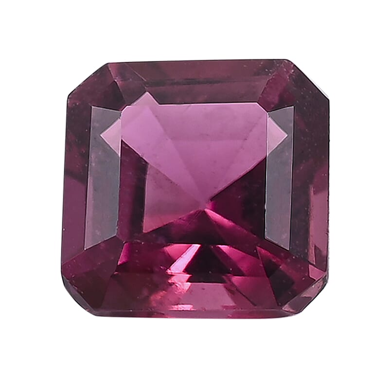 AAAA Ouro Fino Rubellite (Sqr 5x5 mm) 0.60 ctw