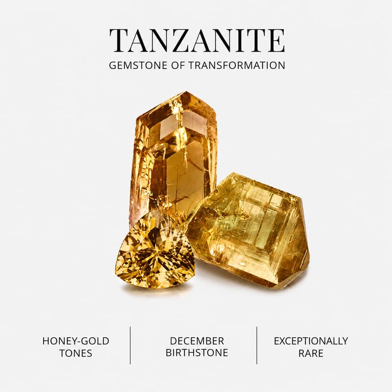 AAAA Natural Golden Tanzanite (Oval) 1.50 ctw