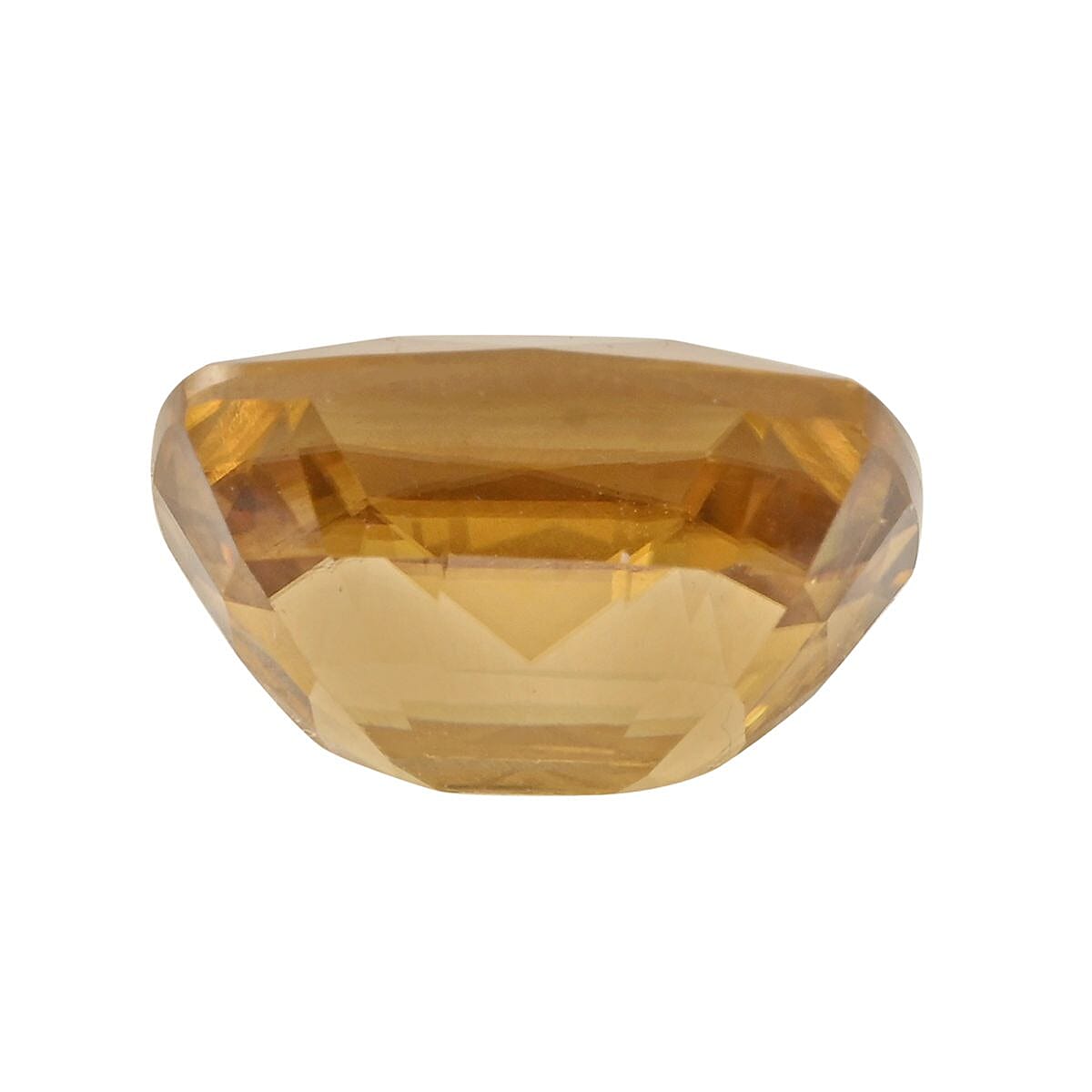 AAAA Golden Zircon (Cush 9x7 mm) 2.50 ctw image number 2