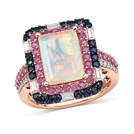Ethiopian Welo Opal & Blue Sapphire / 10 - Product card gallery slide 1 (10178280718649)