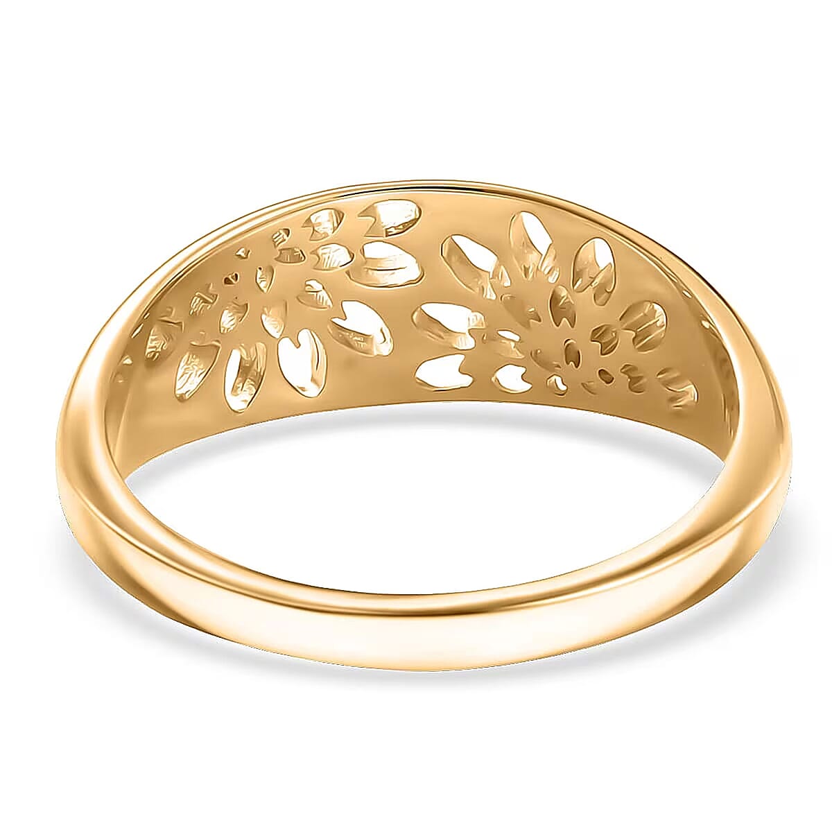 Luxoro 10K Yellow Gold Bold Flower Ring 2.90 Grams (Size 6.0) image number 6