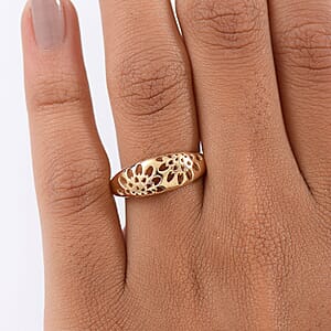 Luxoro 10K Yellow Gold Bold Flower Ring 2.90 Grams (Size 8.5)