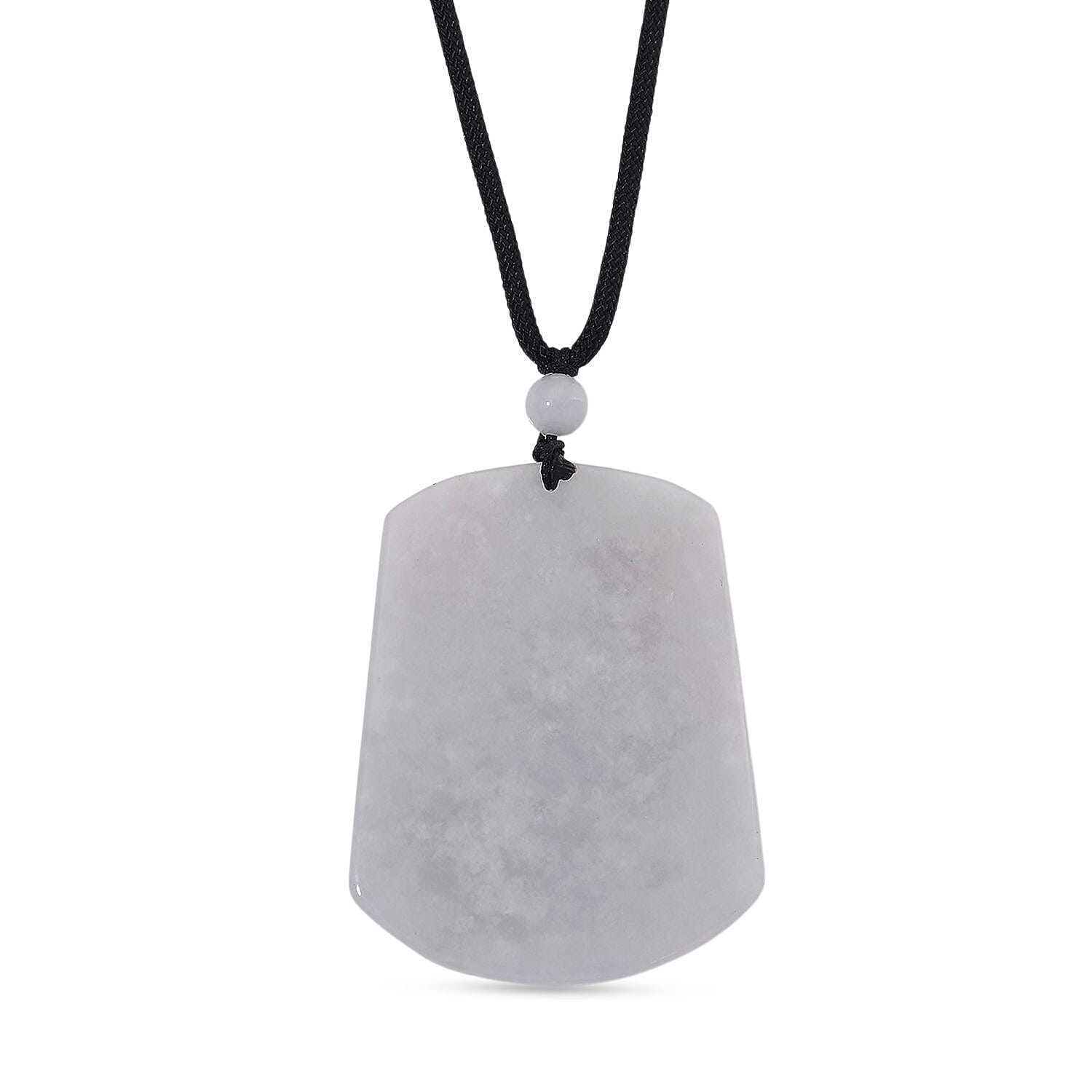 Natural Jade 115.00 ctw Dragon Pendant with Black Cord Necklace (20 Inches)