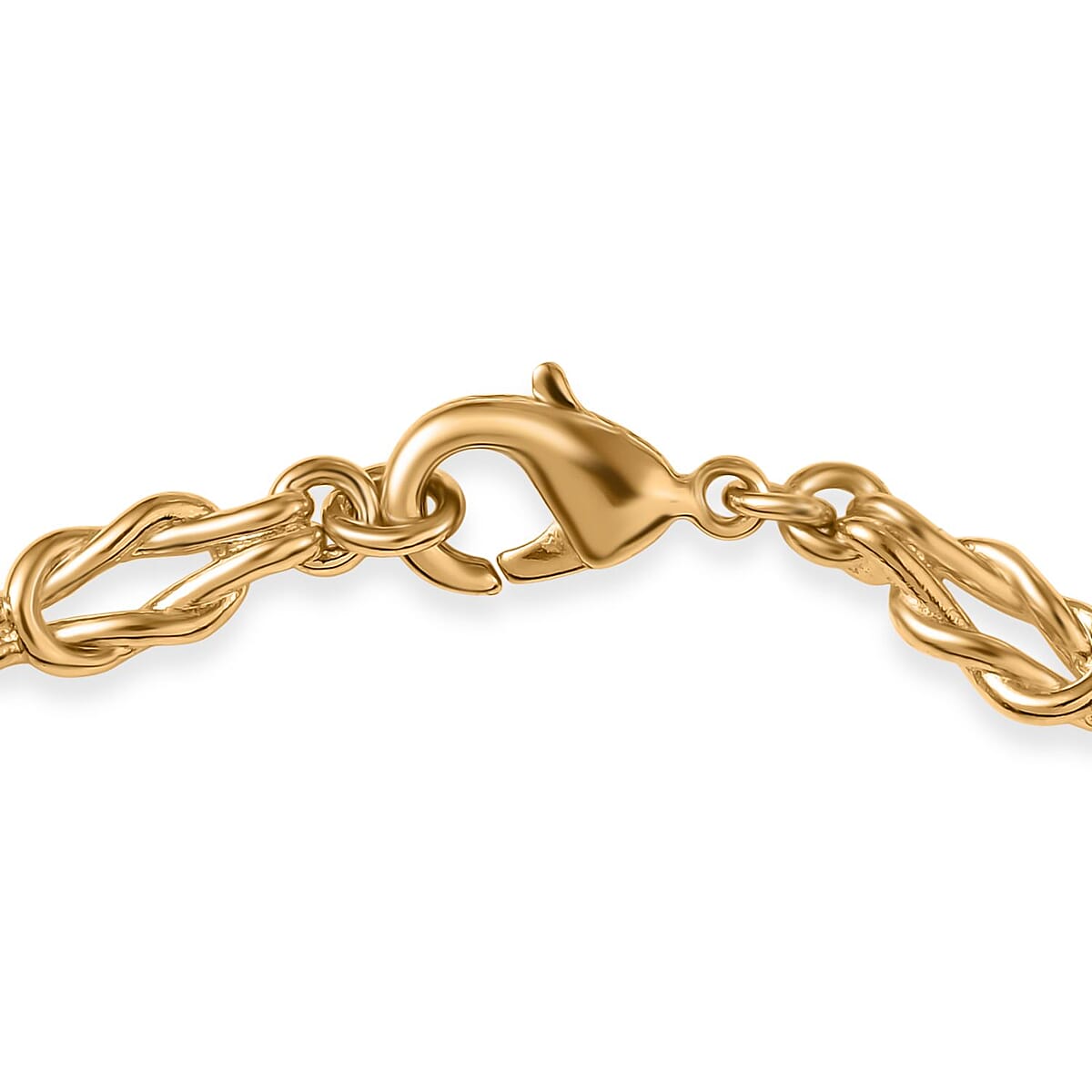 EverTrue Bronzella Collection Flowing Ribbon Bracelet in 18K YG Plated Bronze (6.50 In) image number 3