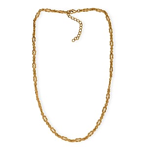 EverTrue Bronzella Collection Flowing Ribbon Necklace in 18K YG Plated Bronze 18-20 Inches