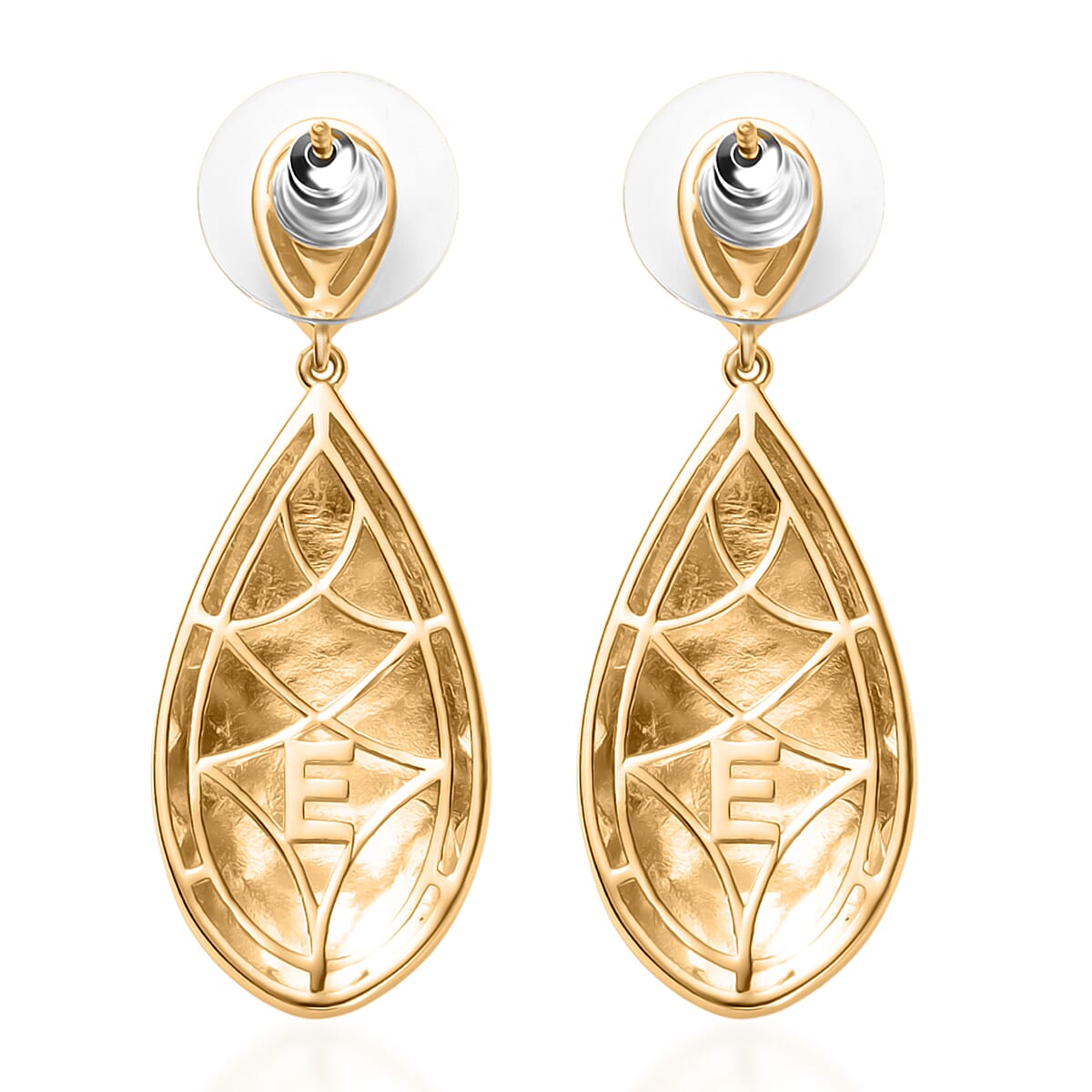 EverTrue Fancy Earrings in 18K YG Plated Bronze image number 5