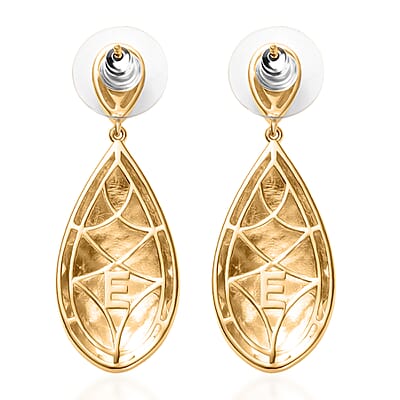 EverTrue Bronzella Collection Leaf Earrings in 18K YG Plated Bronze