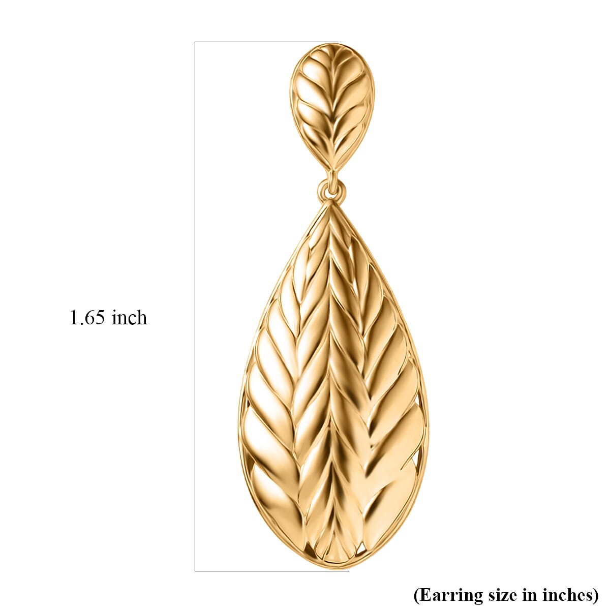 EverTrue Fancy Earrings in 18K YG Plated Bronze image number 6