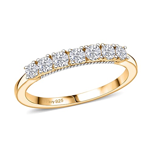 Yellow Gold Over Sterling Silver / 10 - Product card gallery slide 1 (10178282094905)