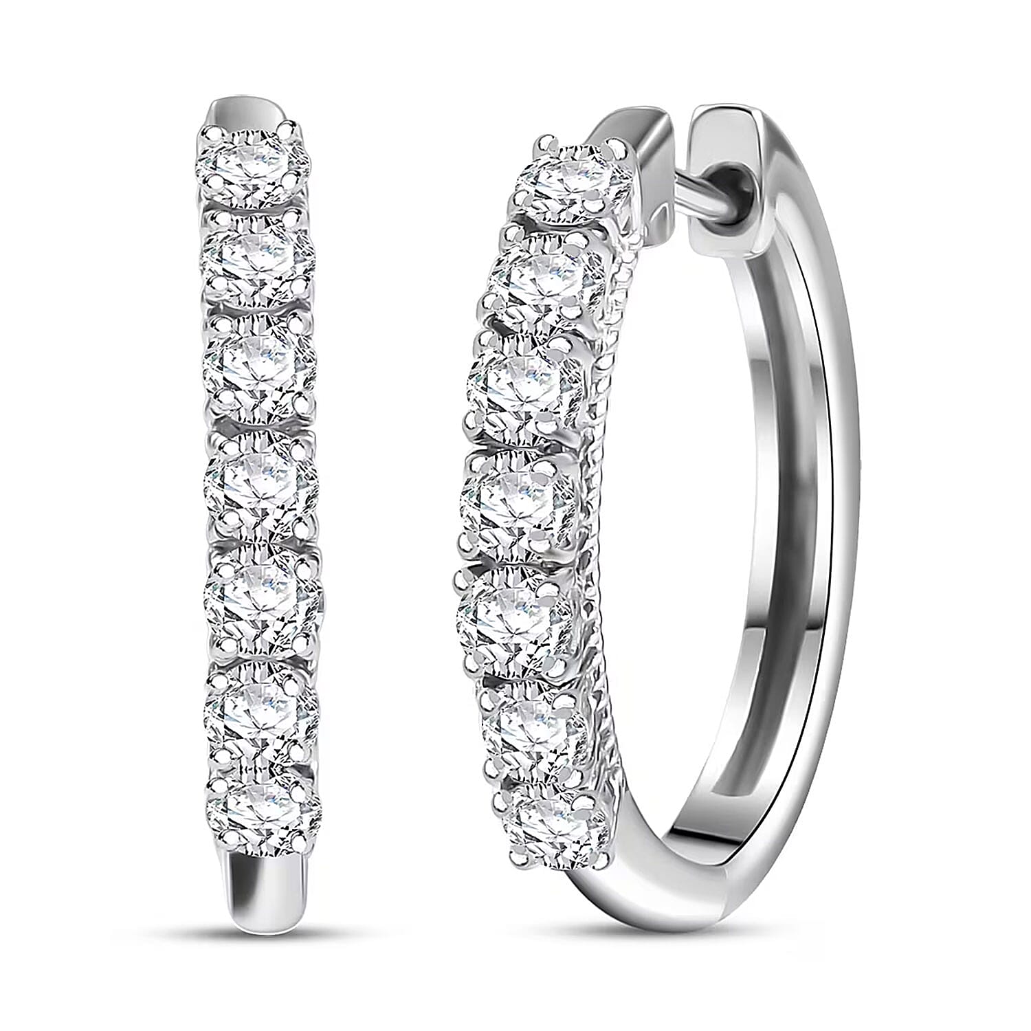 Rhodium Over Sterling Silver - Product card gallery slide 1 (9433087312127)