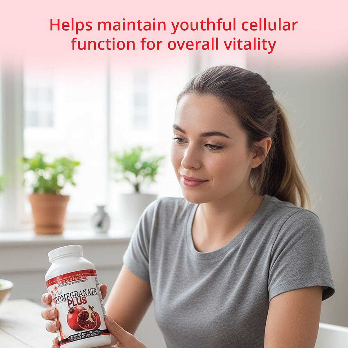 Radiant Greens Dr. Tonys Pomegranate Plus Dietary Supplement 10.52oz image number 2