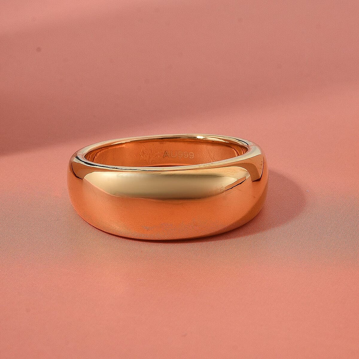 Band Ring in 24K Yellow Gold (Size 9.5) 1.48 Grams image number 1