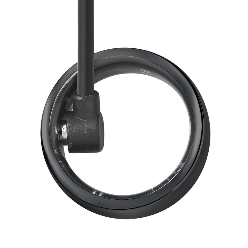 Livmore Multifunctional V1 Smart Ring in ION Plated Black Stainless Steel (Size 10.0)