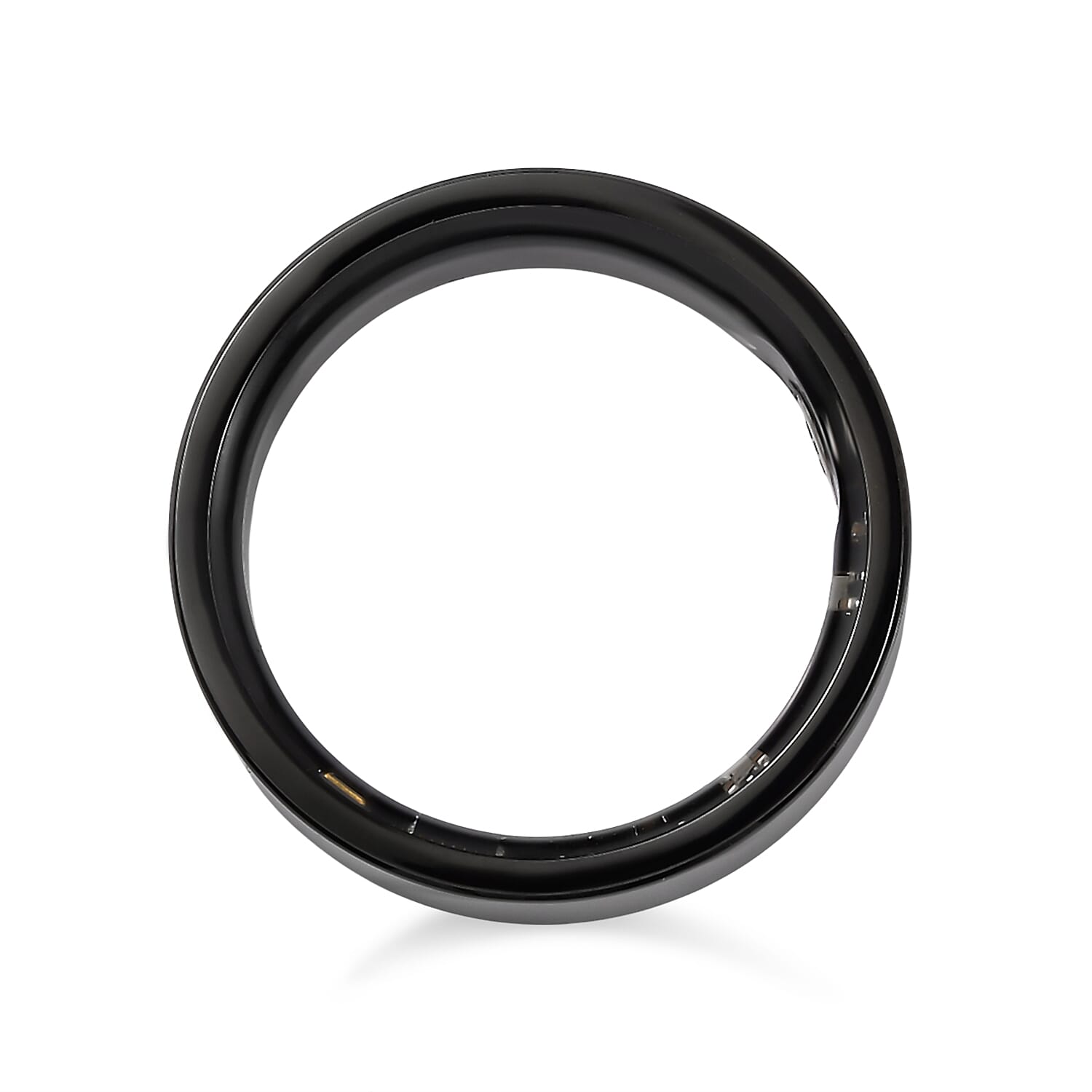Livmore Multifunctional V1 Smart Ring in ION Plated Black Stainless Steel (Size 7.0)