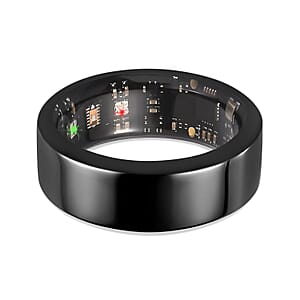Livmore Multifunctional V1 Smart Ring in ION Plated Black Stainless Steel (Size 9.0)