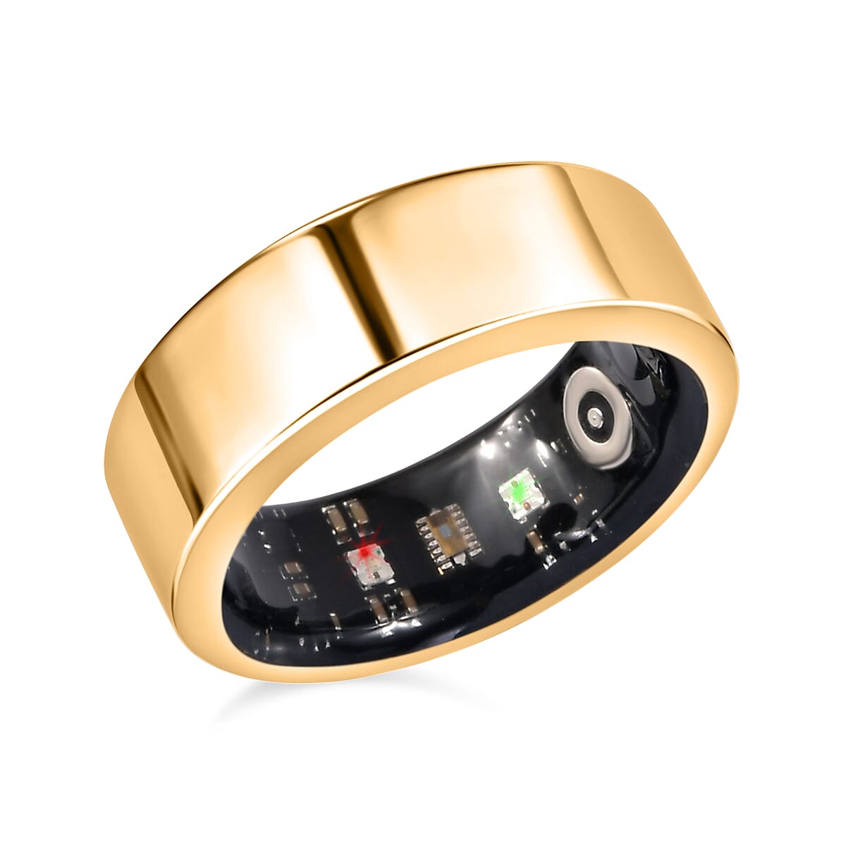 Livmore Multifunctional V1 Smart Ring in ION Plated YG Stainless Steel (Size 7.0) image number 0