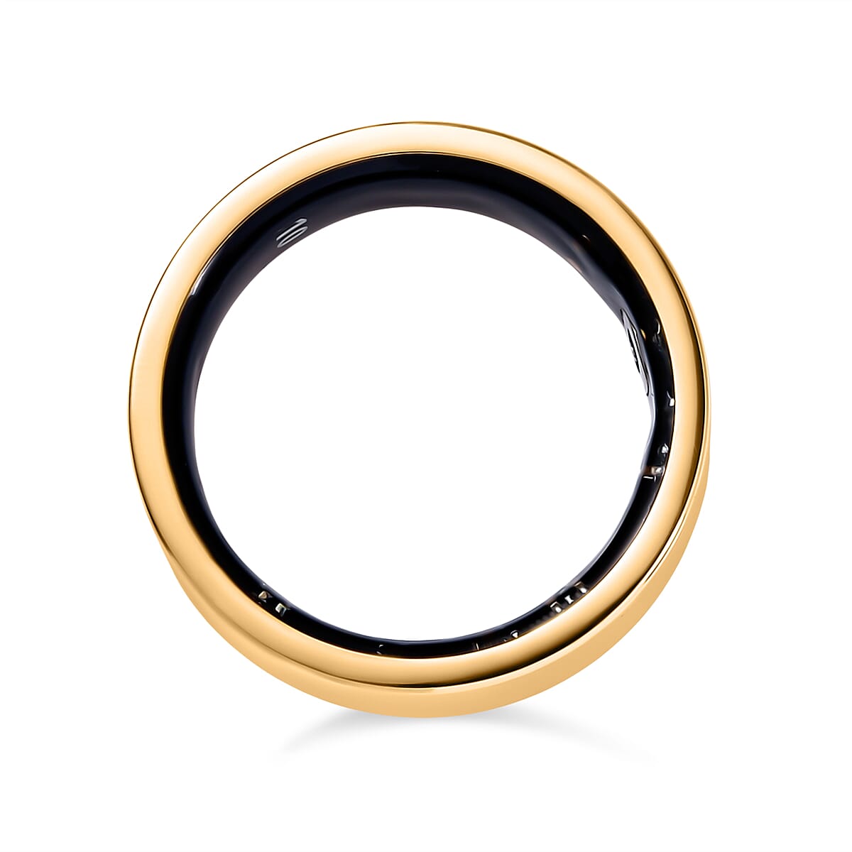 Livmore Multifunctional V1 Smart Ring in ION Plated YG Stainless Steel (Size 7.0) image number 3