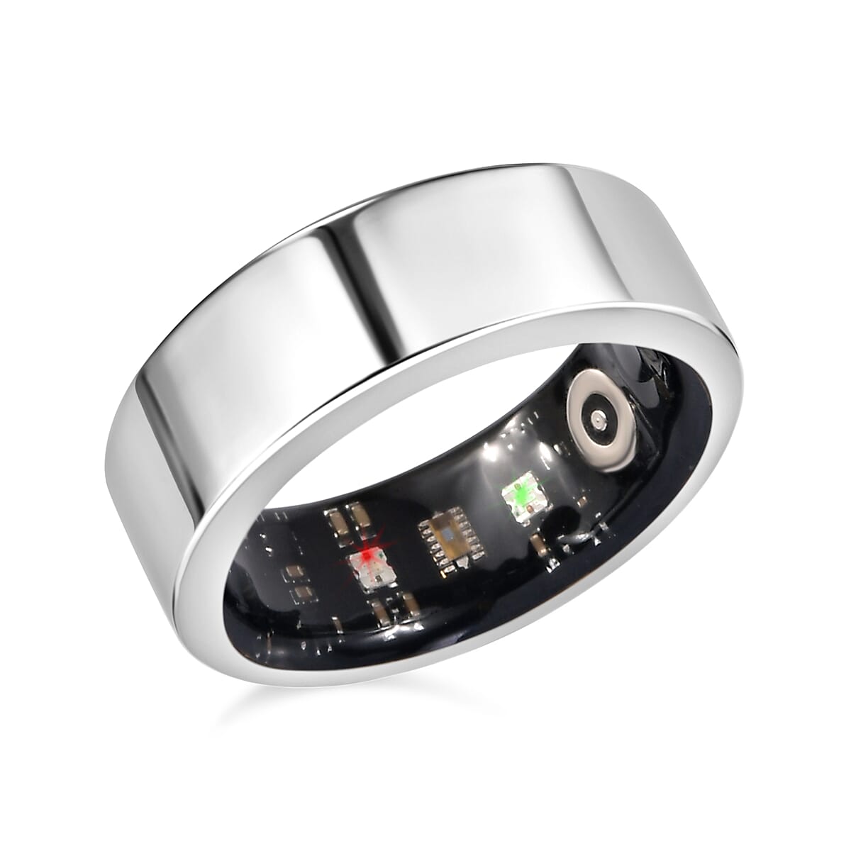 Livmore Multifunctional V1 Smart Ring in Stainless Steel (Size 7.0) image number 0