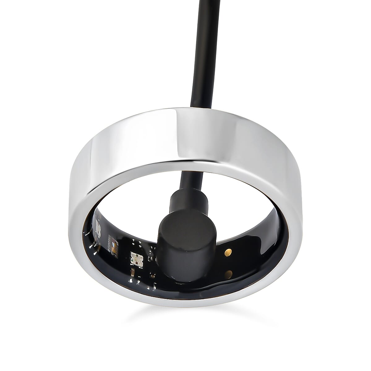 Livmore Multifunctional V1 Smart Ring in Stainless Steel (Size 8.0) image number 4