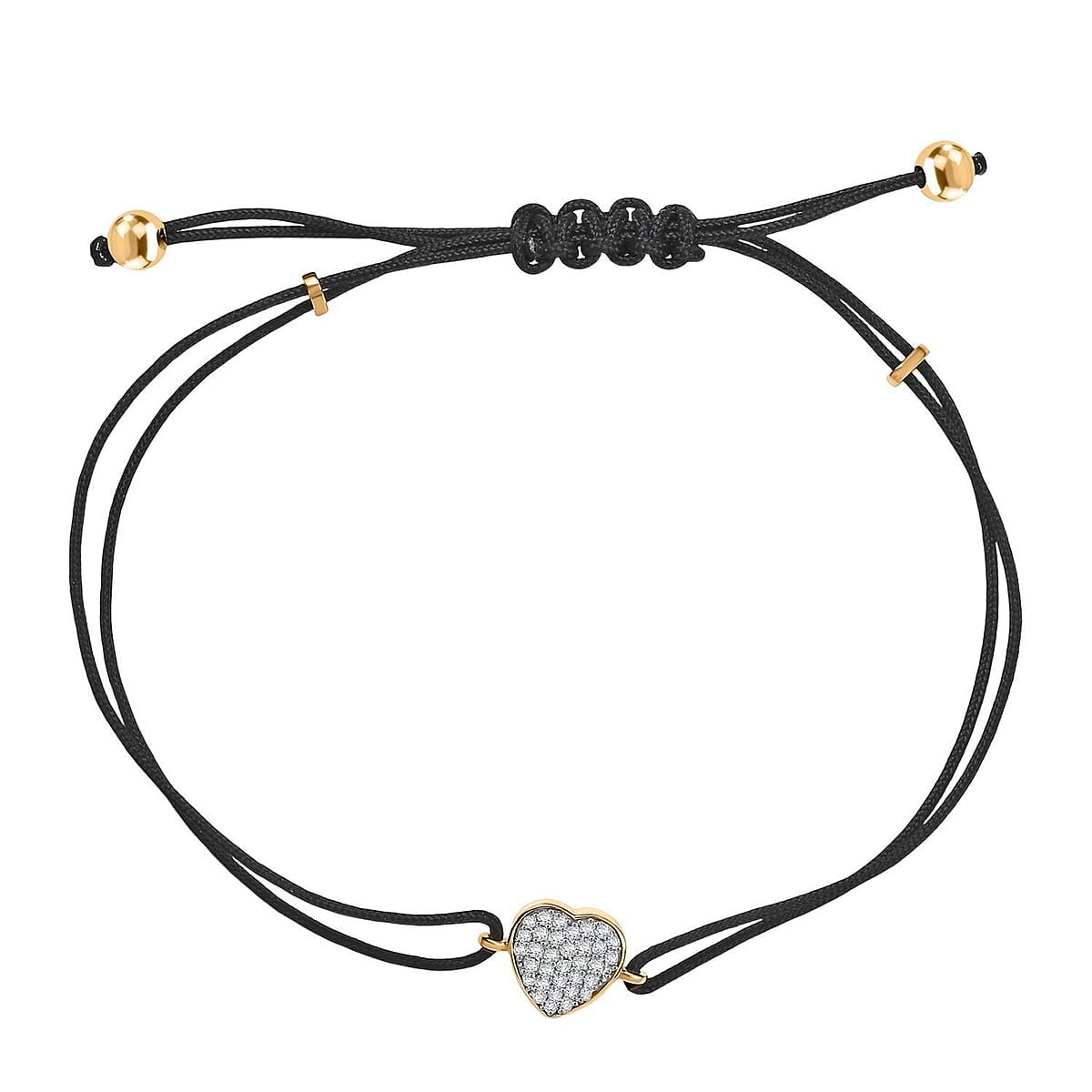 D'Joy Moissanite 0.30 ctw Bracelet in 18K Vermeil Yellow Gold Over Sterling Silver (7.25 In) image number 0