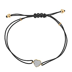 D'Joy Moissanite 0.30 ctw Bracelet in 18K Vermeil Yellow Gold Over Sterling Silver (7.25 In)