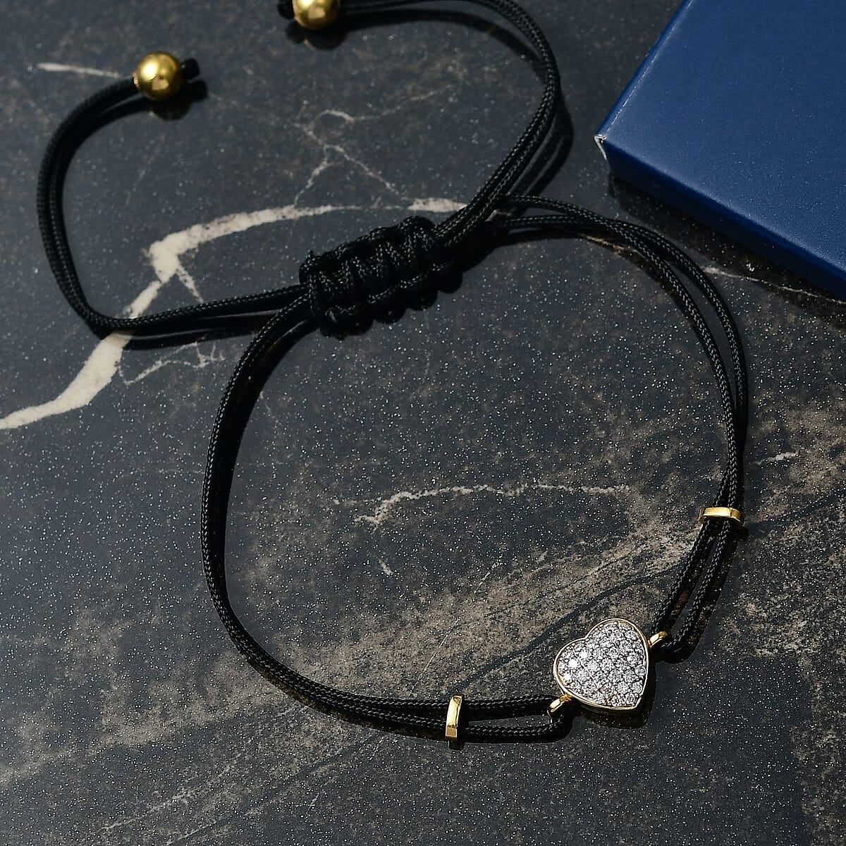 D'Joy Moissanite 0.30 ctw Bracelet in 18K Vermeil Yellow Gold Over Sterling Silver (7.25 In) image number 1