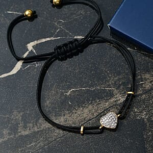 D'Joy Moissanite 0.30 ctw Bracelet in 18K Vermeil Yellow Gold Over Sterling Silver (7.25 In)