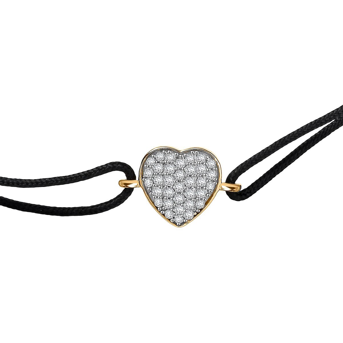 D'Joy Moissanite 0.30 ctw Bracelet in 18K Vermeil Yellow Gold Over Sterling Silver (7.25 In) image number 3