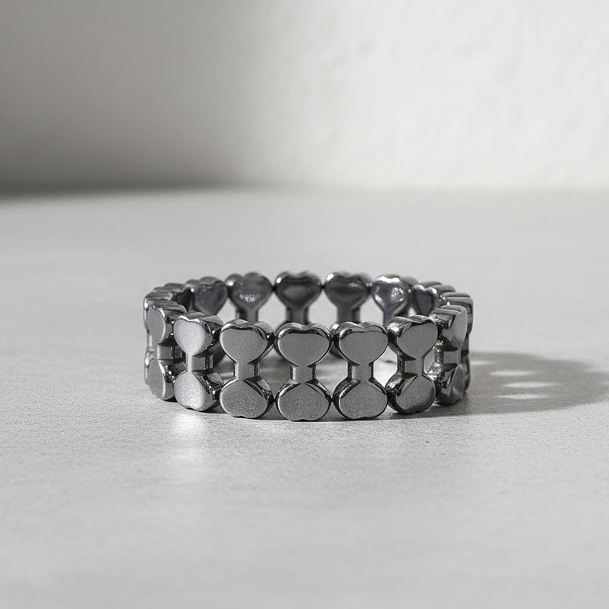 Terahertz 200.00 ctw Carved Beaded Stretch Bracelet (7-7.5In) image number 1