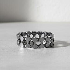 Terahertz 200.00 ctw Carved Beaded Stretch Bracelet (7-7.5In)